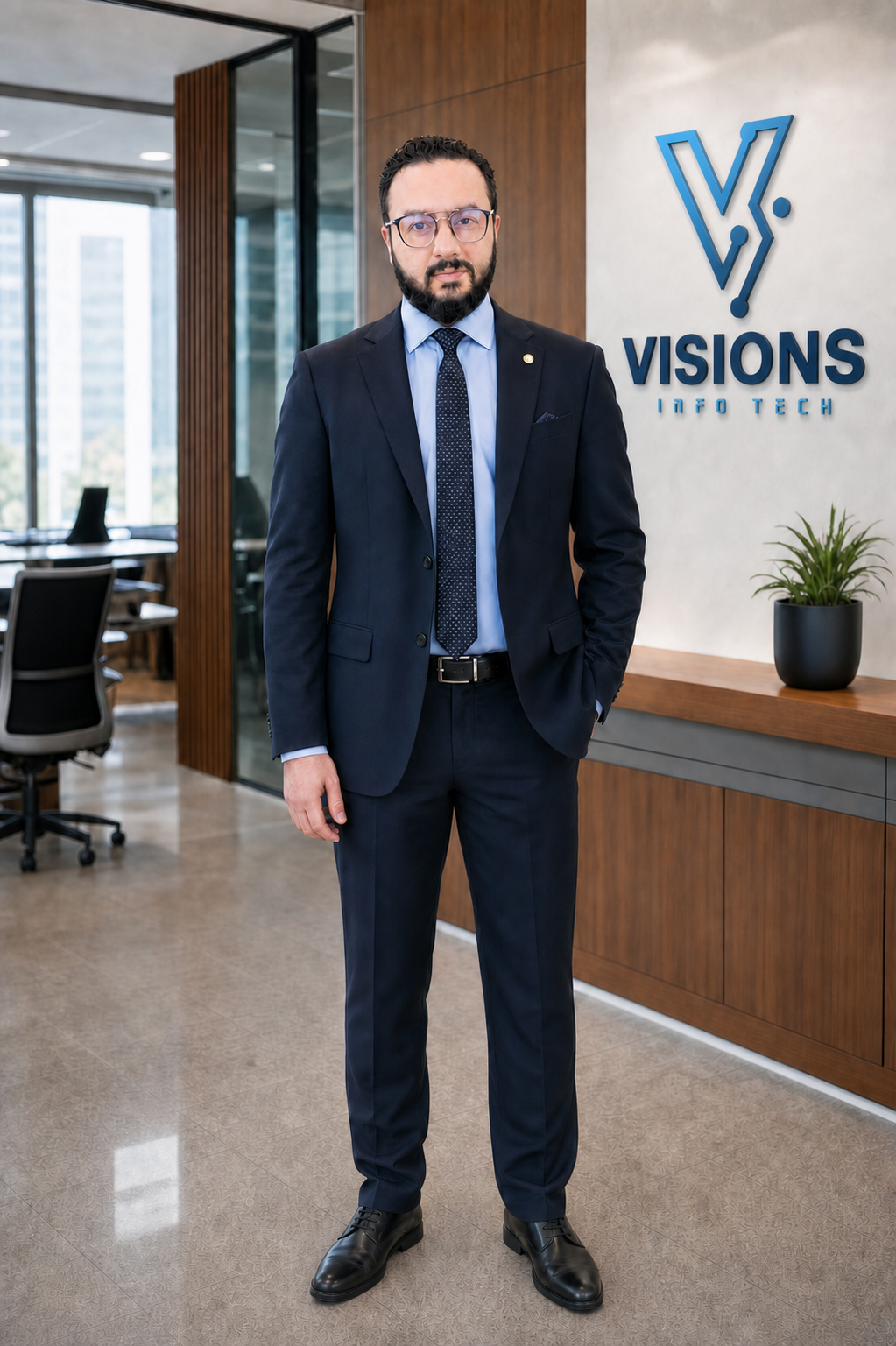 Shady Moro at Visions InfoTech